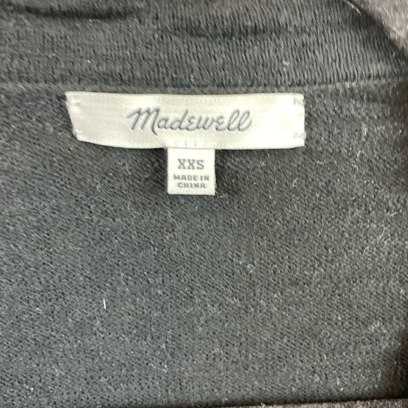 Madewell Oversized Cardigan in Black, size XXS - GUC - Picture 4 of 14